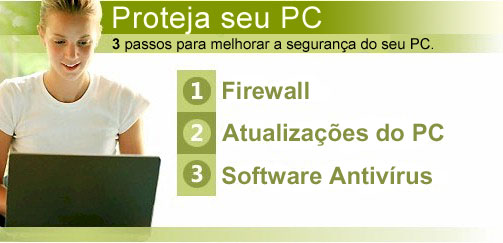 Protect your PC with 3 steps: firewall, computer updates, antivirus software
